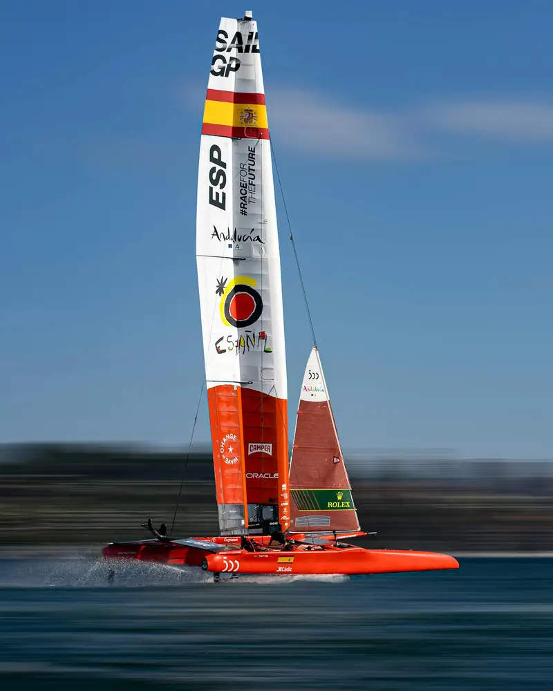 SailGP Katamaran in Action